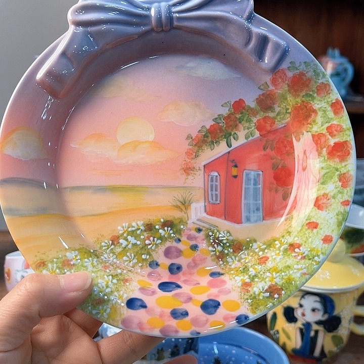 陶景德镇釉下手绘陶瓷 