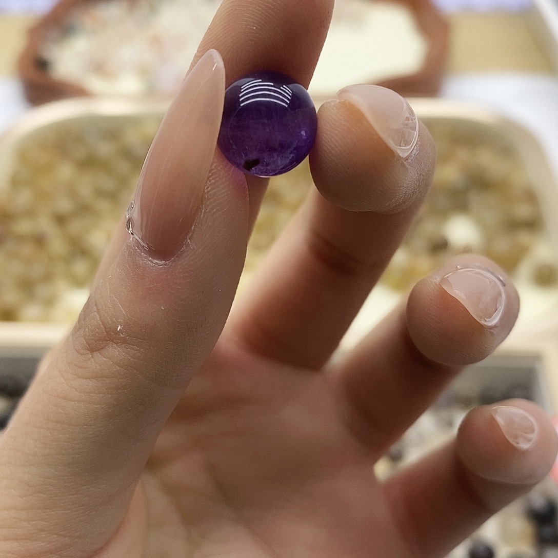 水晶未镶嵌珠宝半成品