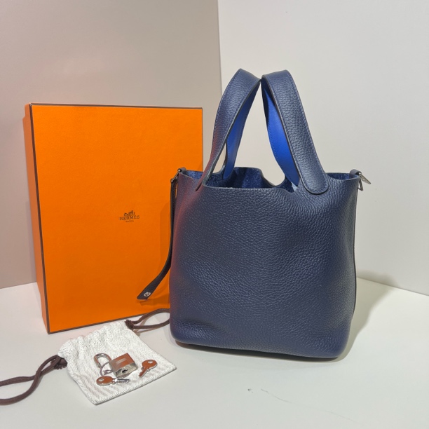 95新 Hermes/爱马仕 菜篮子18z刻手提包