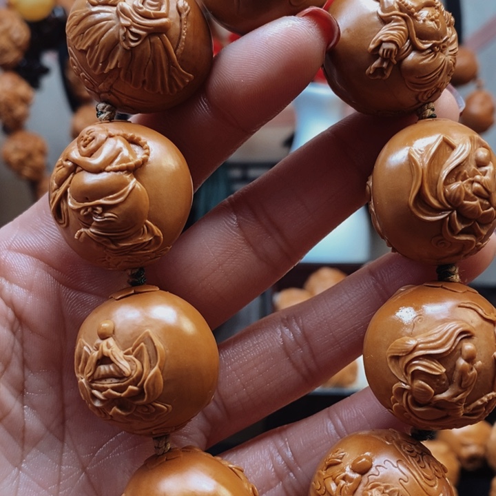 橄榄核手串/手链无像弥勒2.6