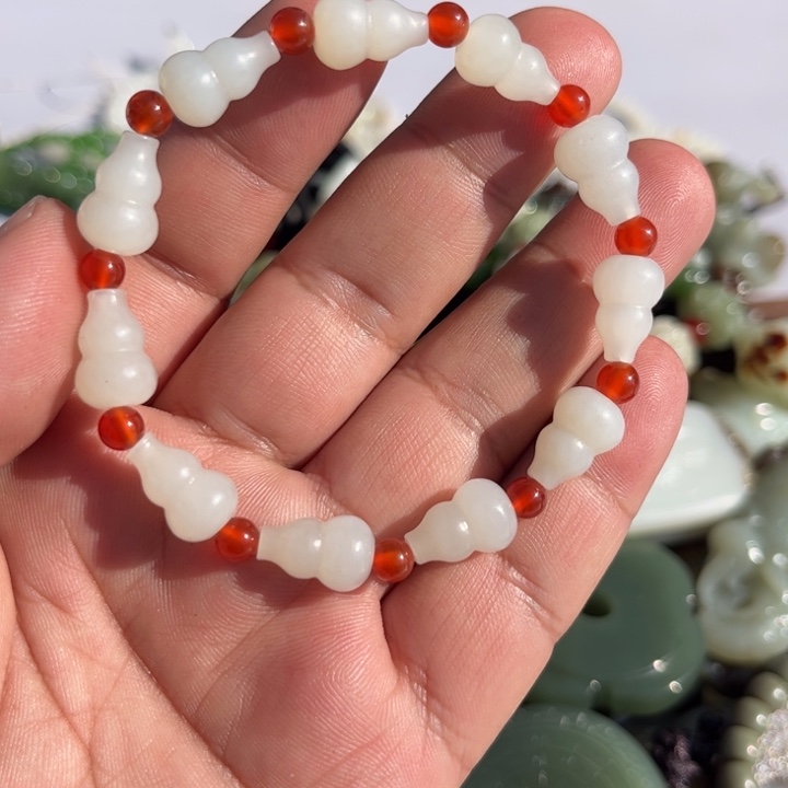 和田玉手链未镶嵌