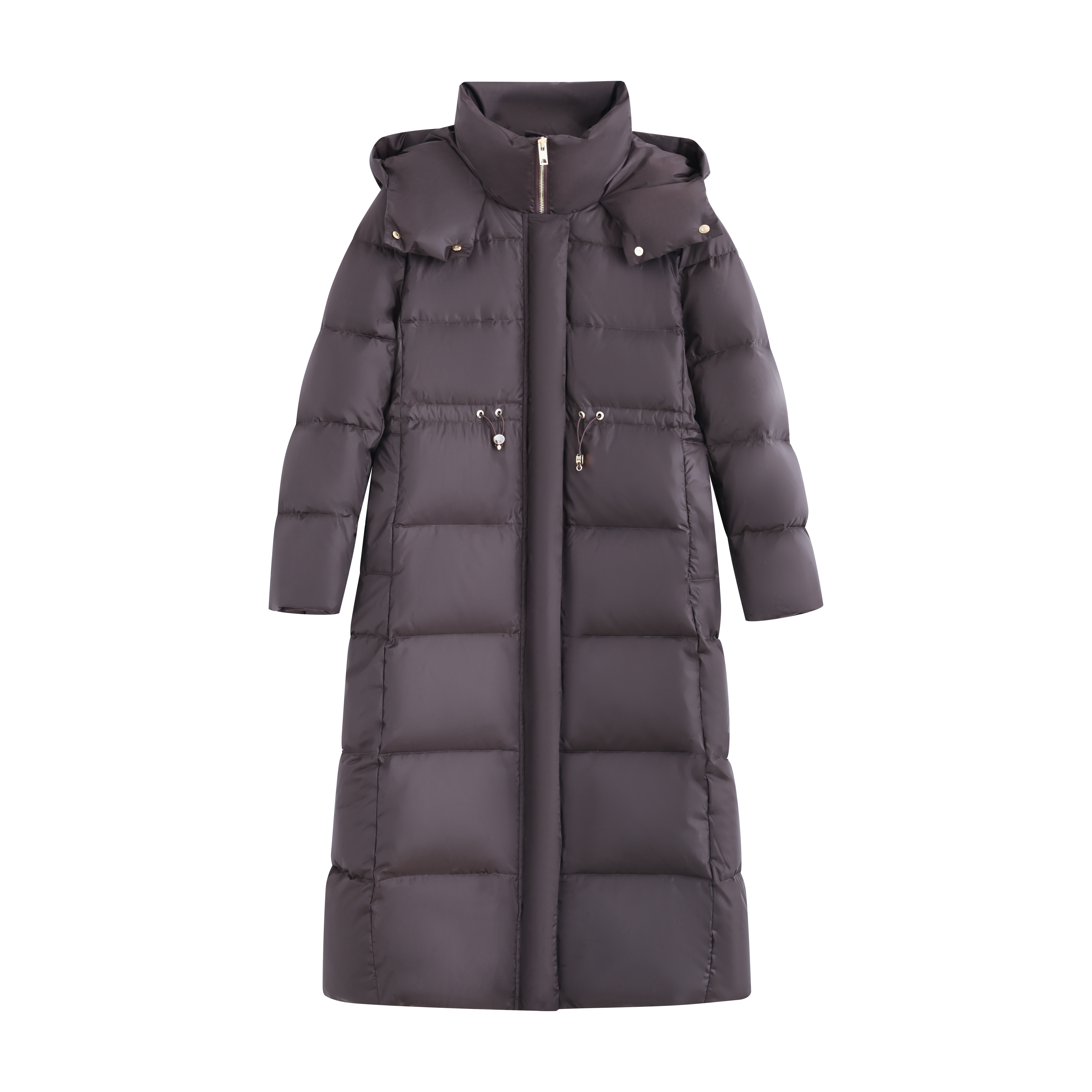 31551 连帽女士长款羽绒服1952