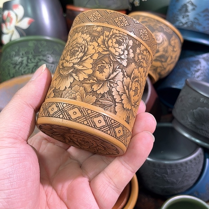 茶杯紫砂全手工紫砂主人杯