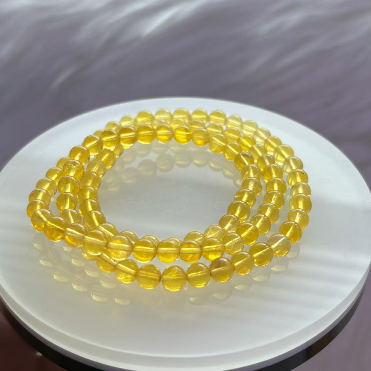 YS01天然黄萤石多圈女款百搭轻奢时尚手链手串多样性发一