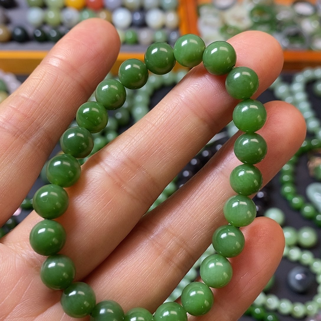 和田玉未镶嵌手链