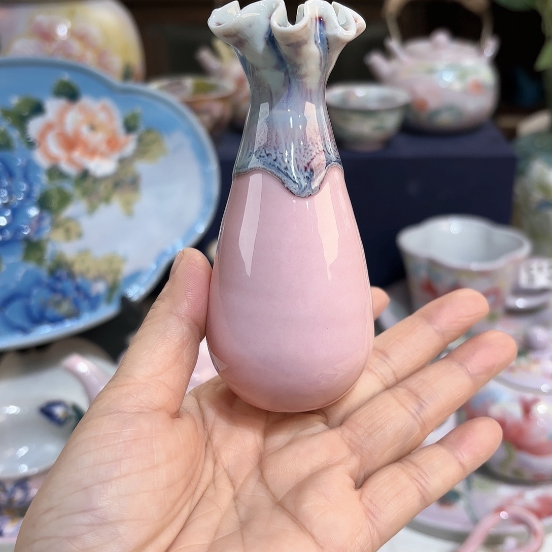 景德镇手绘高温釉下彩陶瓷茶具