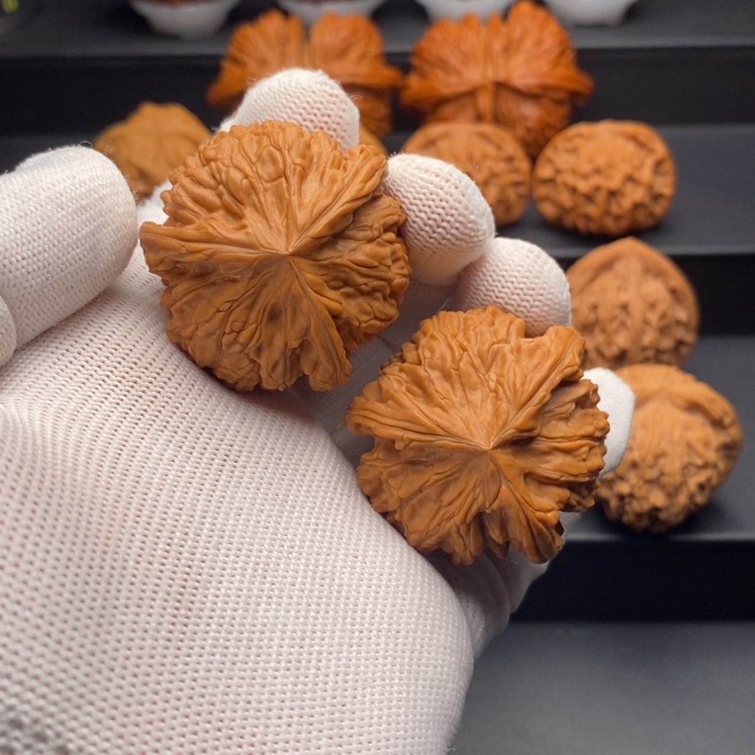 文玩核桃把件42尺全品御龙粗筋三棱正奔