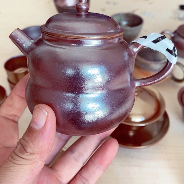 柴烧茶具套杯子杯子