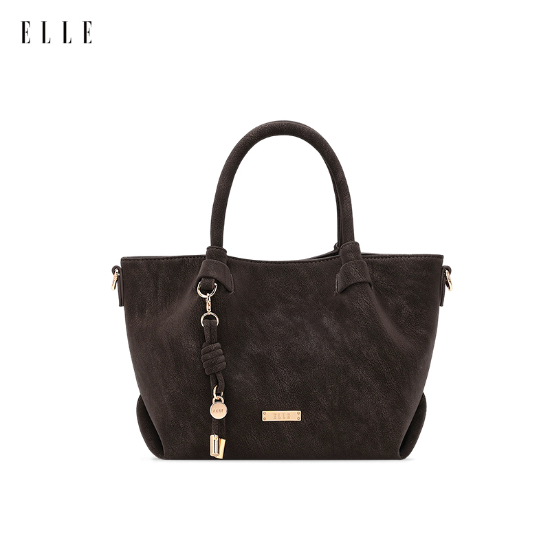 ELLE26年新款【琥珀流光】冬季爆款通勤百搭手提包菜篮子托特挎斜包