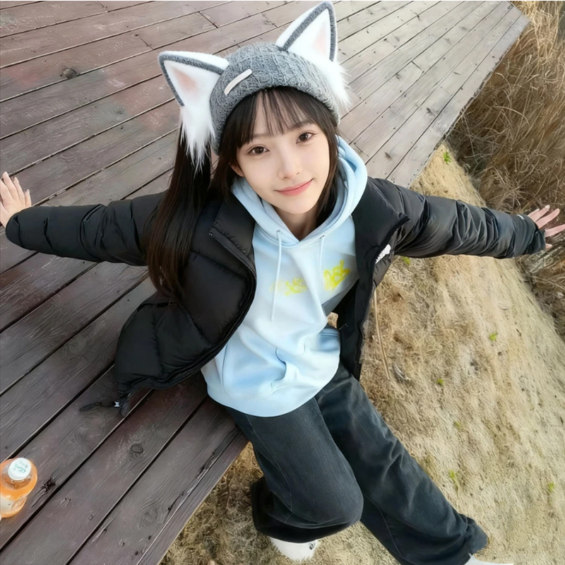 2025款最新冬季经典男女休闲百搭刺绣羽绒服防水防风FH009