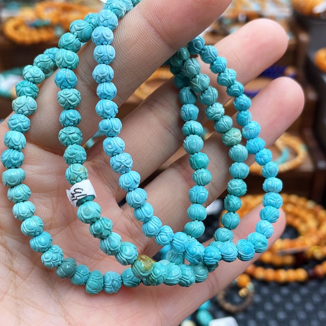 未镶嵌琥珀手链多样发其一