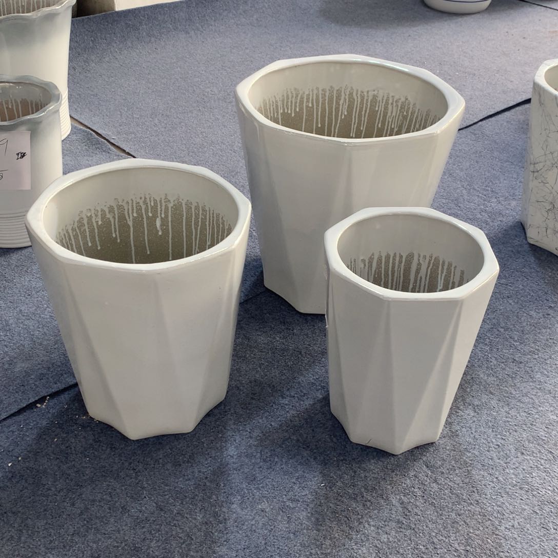 高温陶瓷花盆微瑕