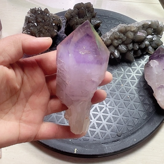 天然水晶未镶嵌水晶小*