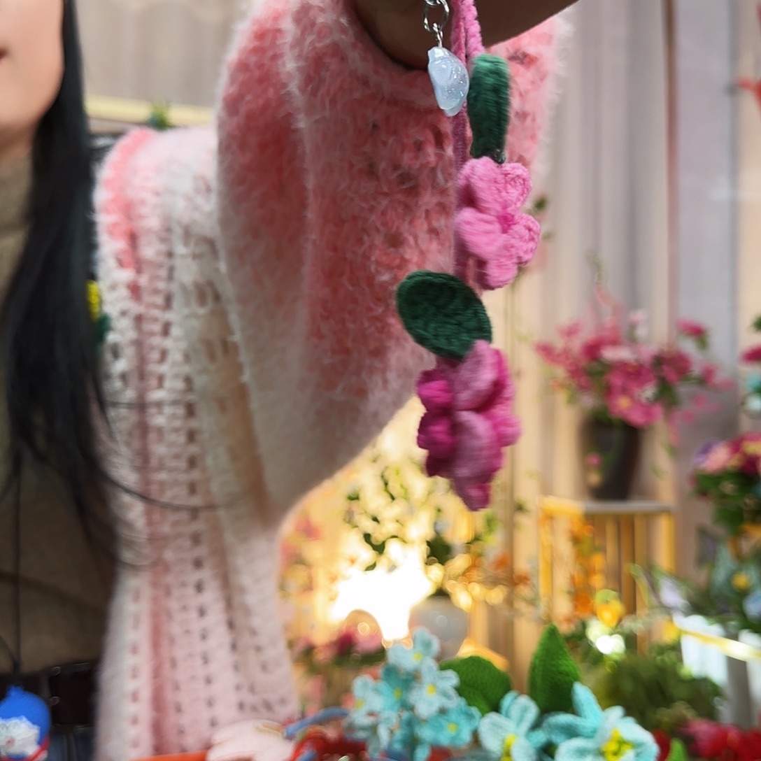 纯手工钩织手工钩织设计挂件