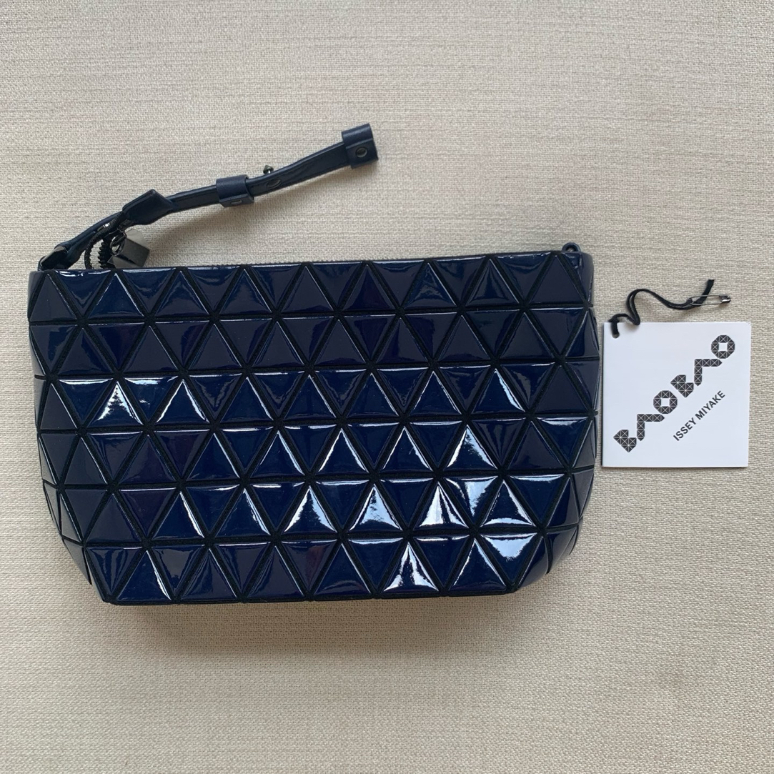 未使用 Issey Miyake/三宅一生 未使用-蓝色手拎斜挎包带膜带吊牌