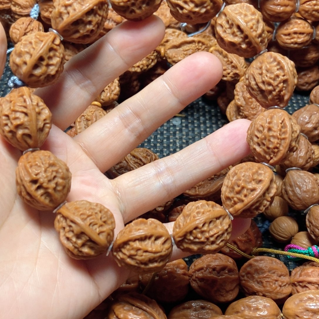 桃核手串粗筋手串