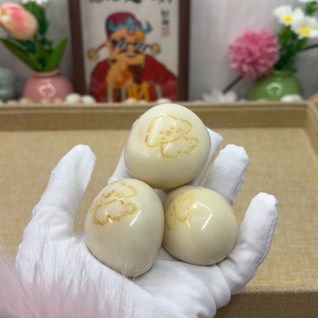 菩提根/象牙果吊坠牙果瑕疵机抛把件一锅861