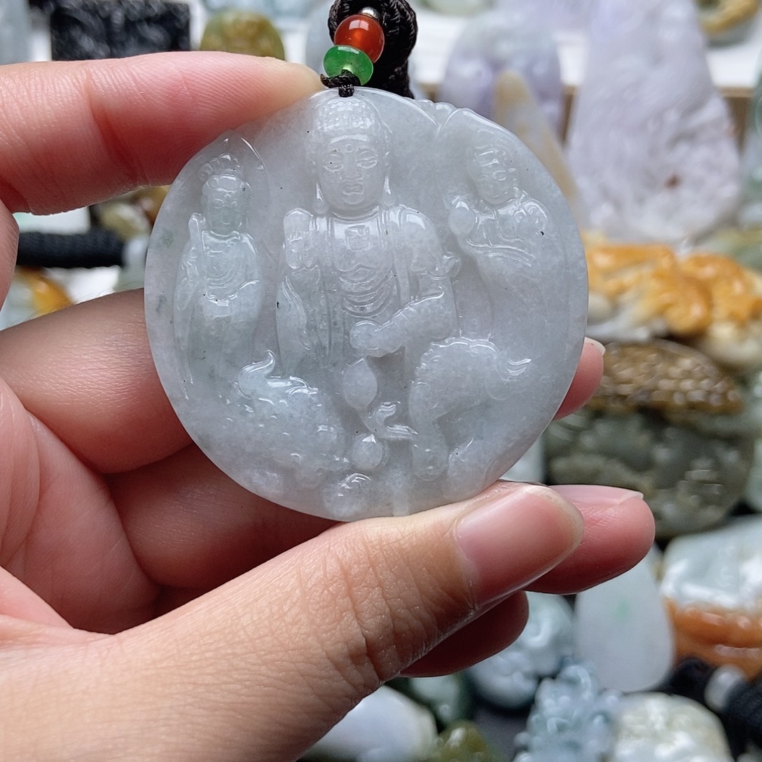 翡翠未镶嵌颈饰翡翠