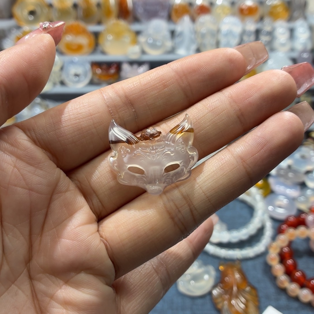 ****.玛瑙/玉髓未镶嵌吊坠(不含链)