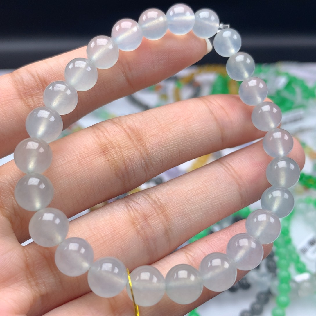 翡翠手链未镶嵌卡