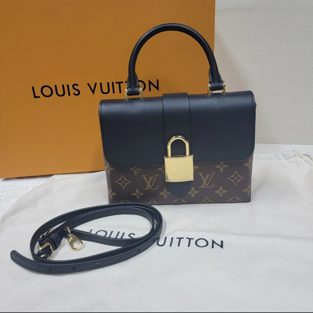 95新 LouisVuitton/路易威登 LV黑锁头 25120140-02
