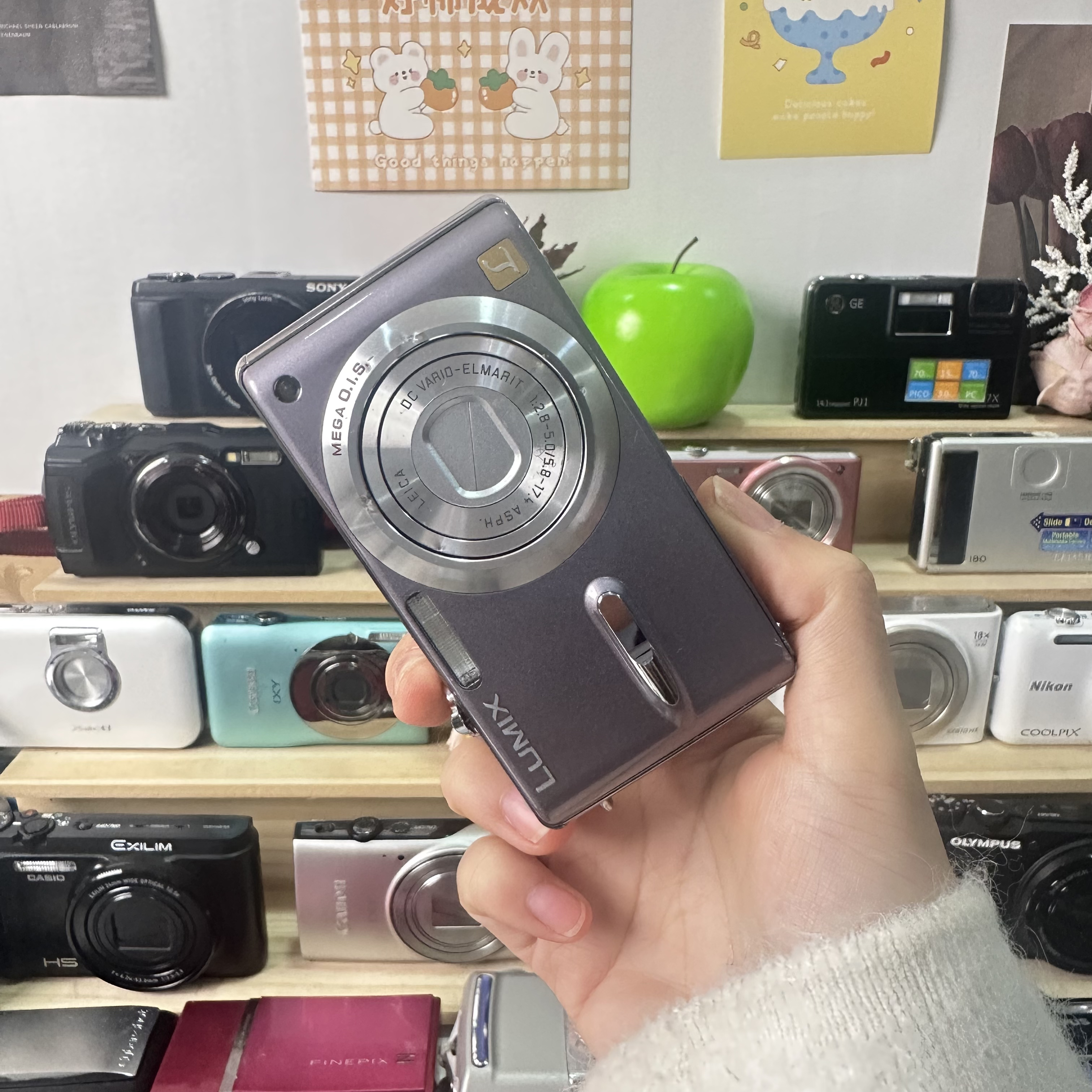 9新 Panasonic/松下 松下fx9稀有配色640万3倍冷白皮出片清晰