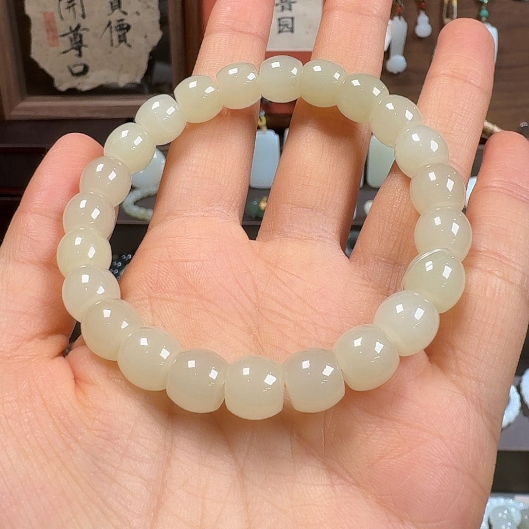 和田玉未镶嵌手链