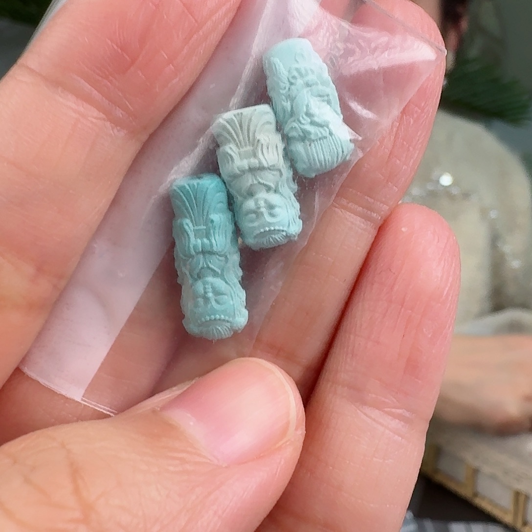 绿松石珠宝奇石未镶嵌