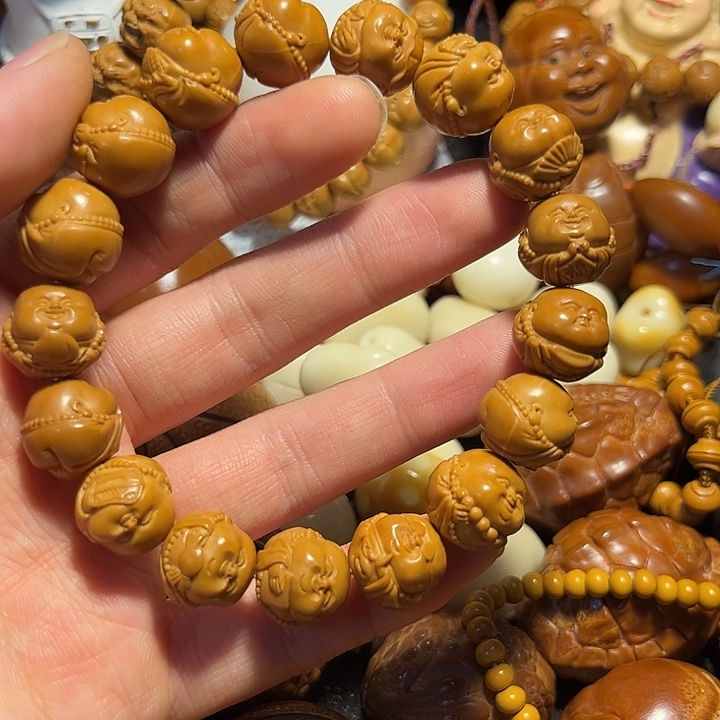 手串/手链橄榄核猴头1.45弥勒