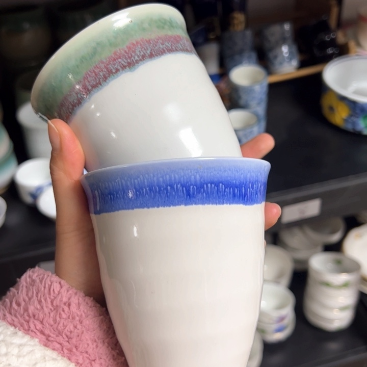 盖碗瓷器直播放漏中