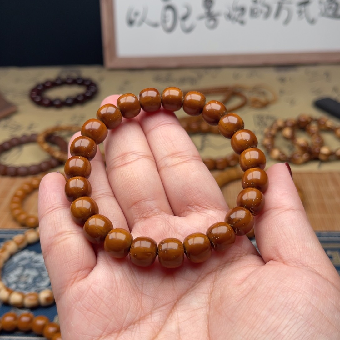 紫金鼠手串阿*实心老型10