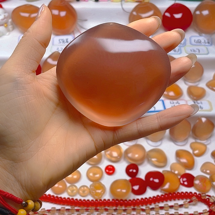 石***有机玻璃青鱼石吊坠