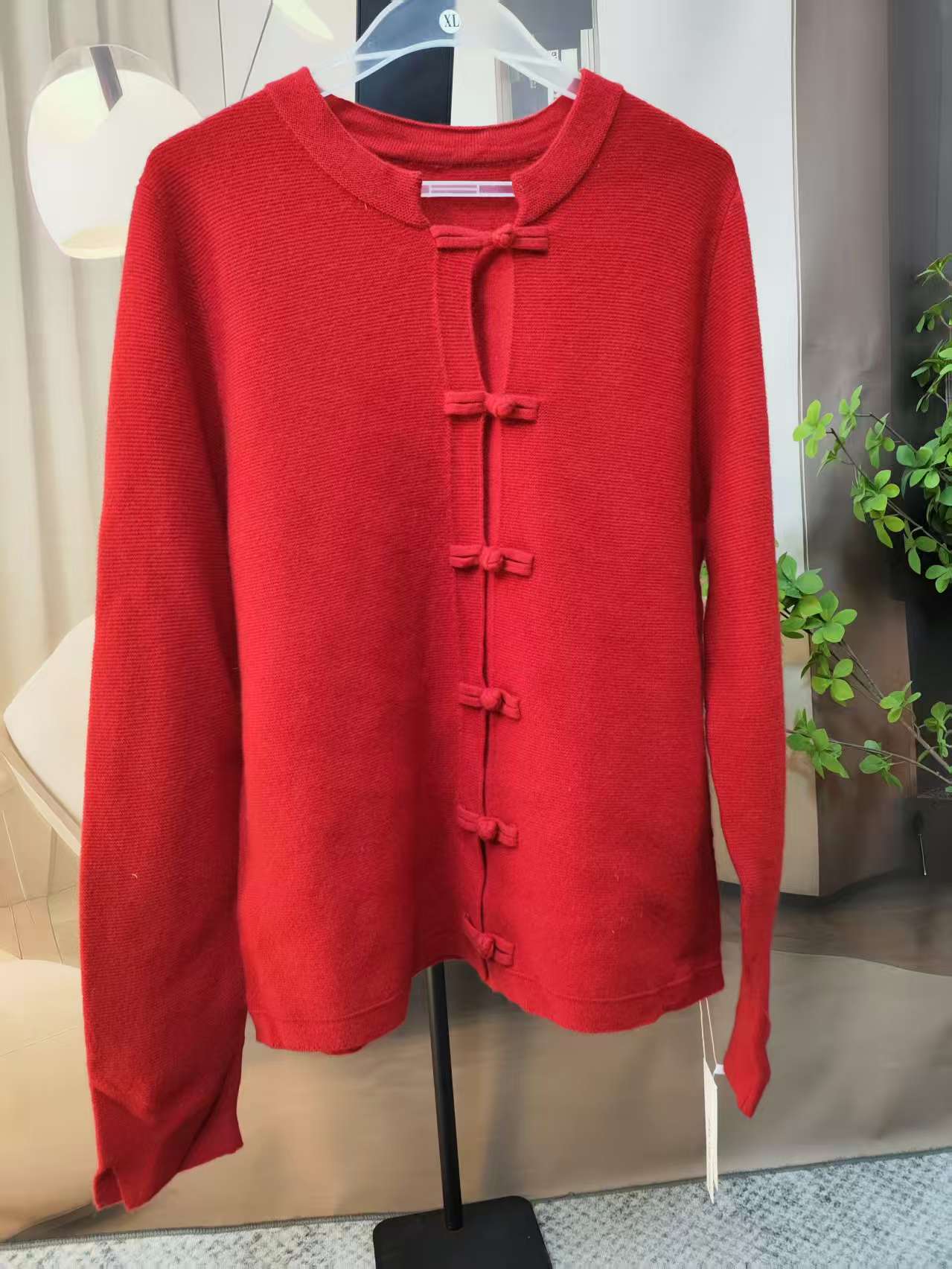  伴月伊人福利款国风款立领打底衫9235