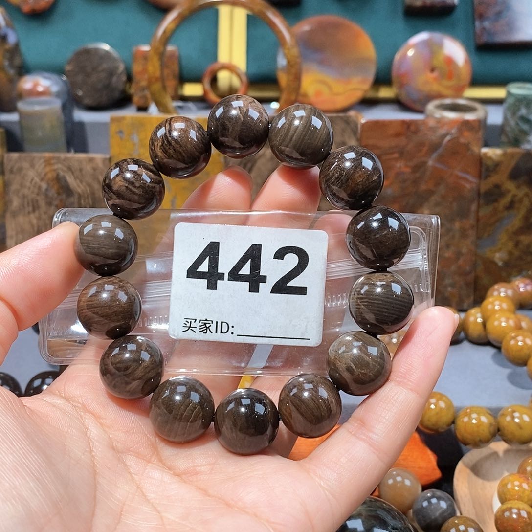 硅化玉天然北票硅化玉手串未镶嵌天然北票硅化玉手串