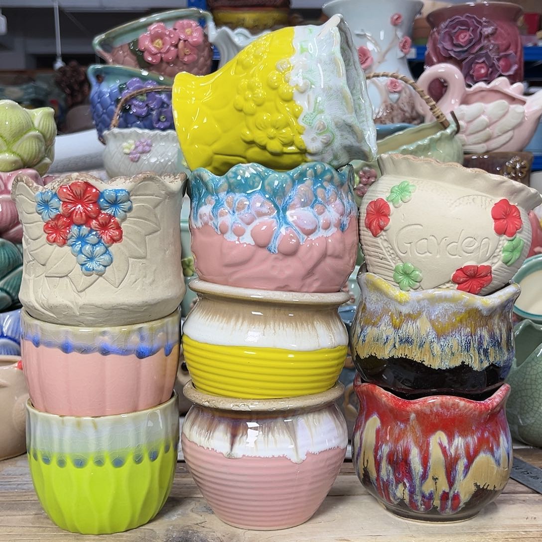 陶瓷陶瓷花盆特价上新口8-10厘米