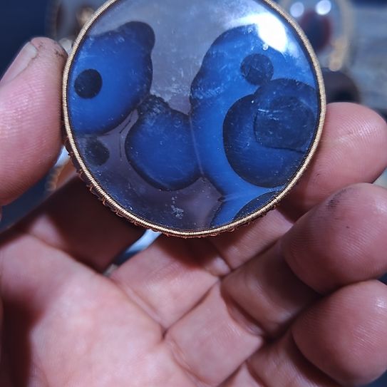 玛瑙/玉髓合金颈饰