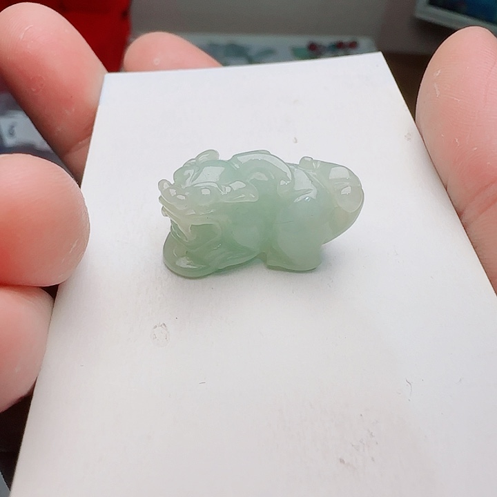 翡翠颈饰未镶嵌貔貅