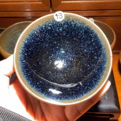 茶盏柴烧手工平口盏