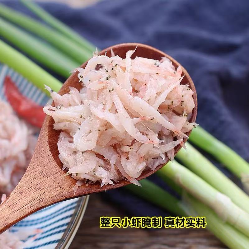 山东发货渤海湾鲜虾酱鲜虾米酱1斤/2斤/3斤/4斤