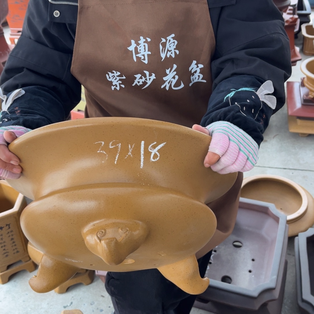 紫砂花盆盆景艺术