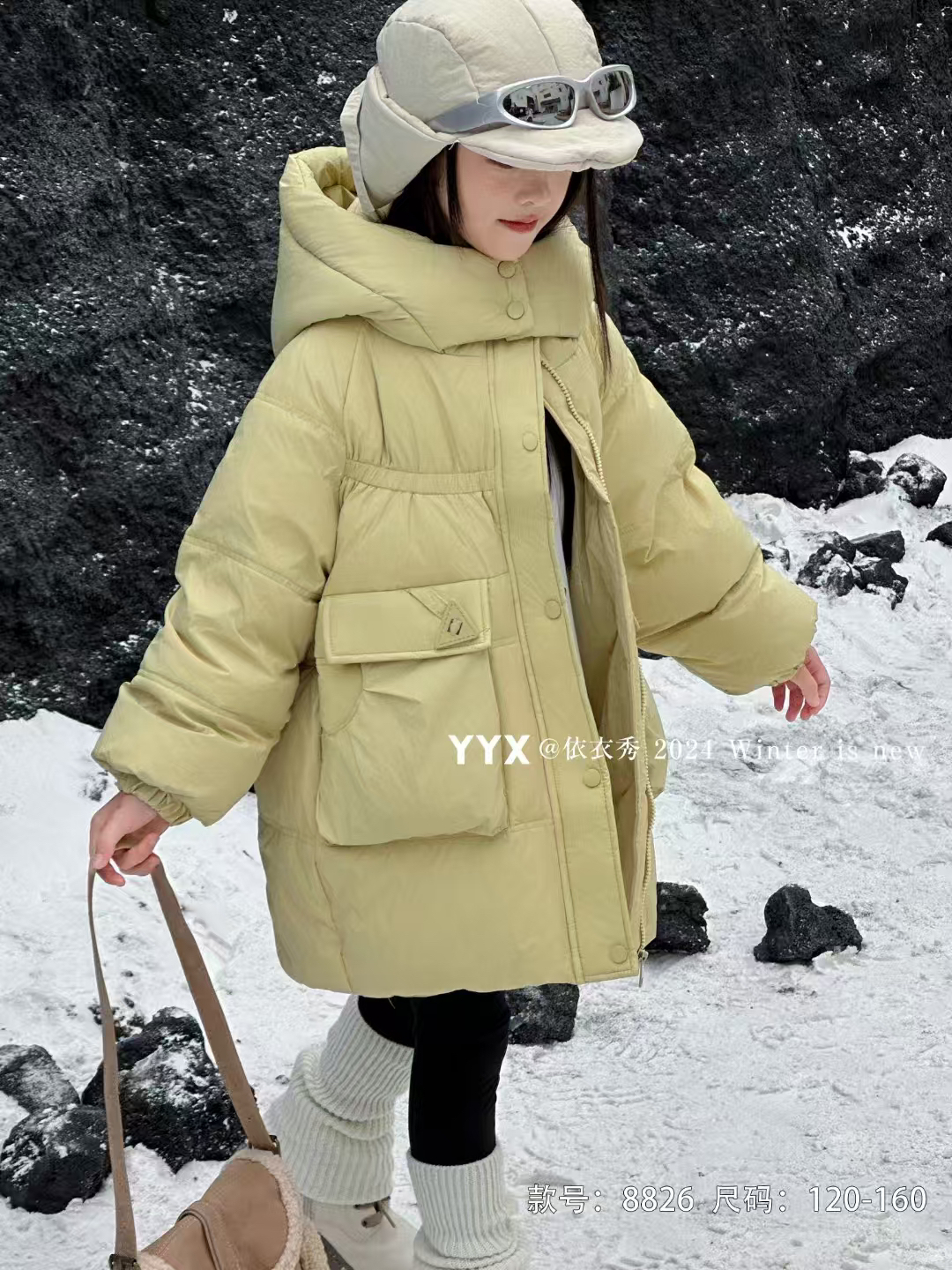 中大童加厚洋气羽绒服