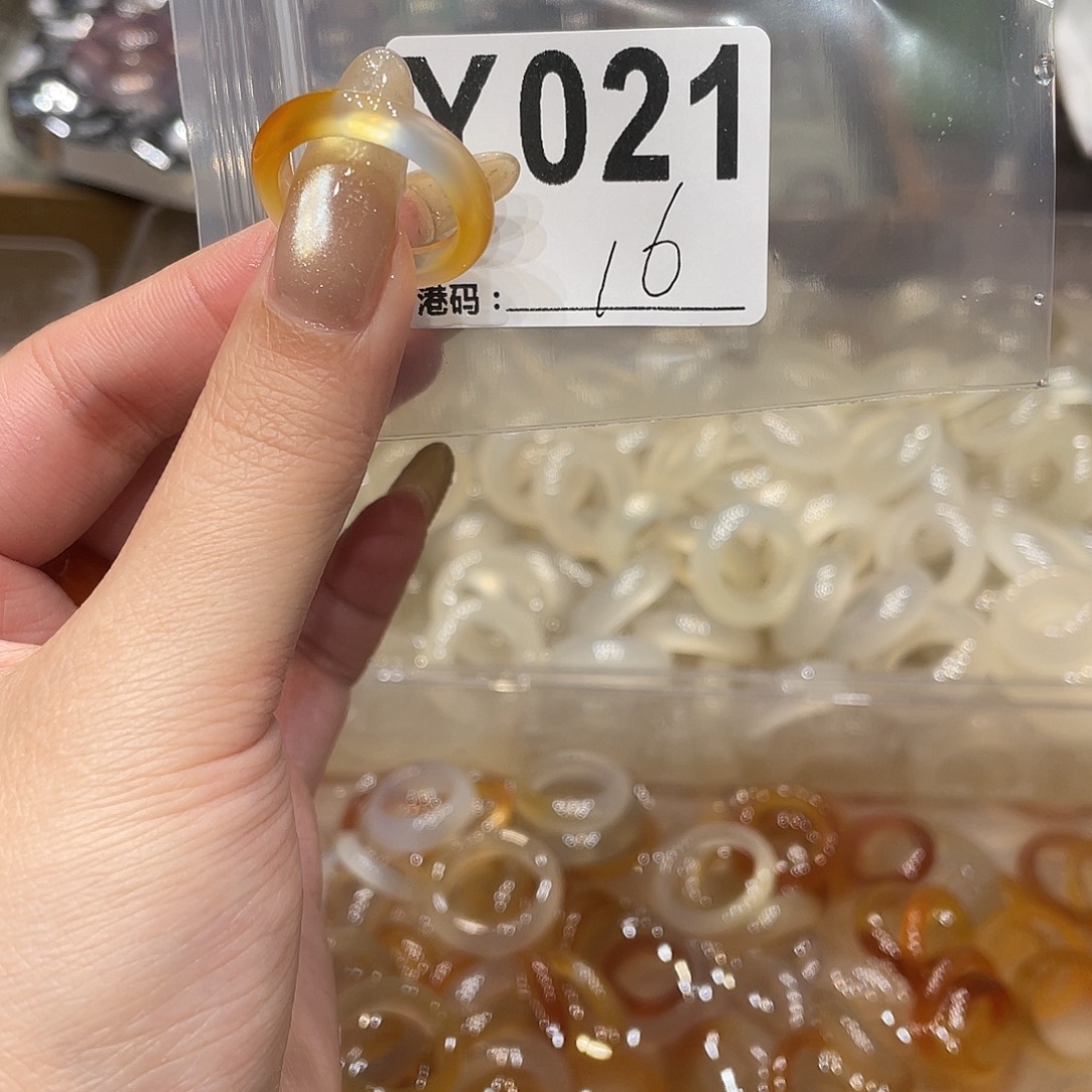 玛瑙/玉髓未镶嵌戒指