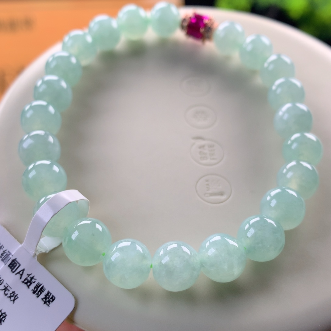 翡翠未镶嵌手链卡8