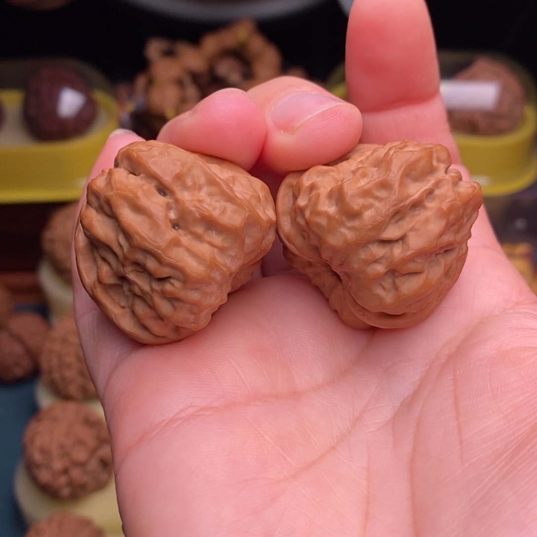 吊坠文玩核桃34蛙蛙全