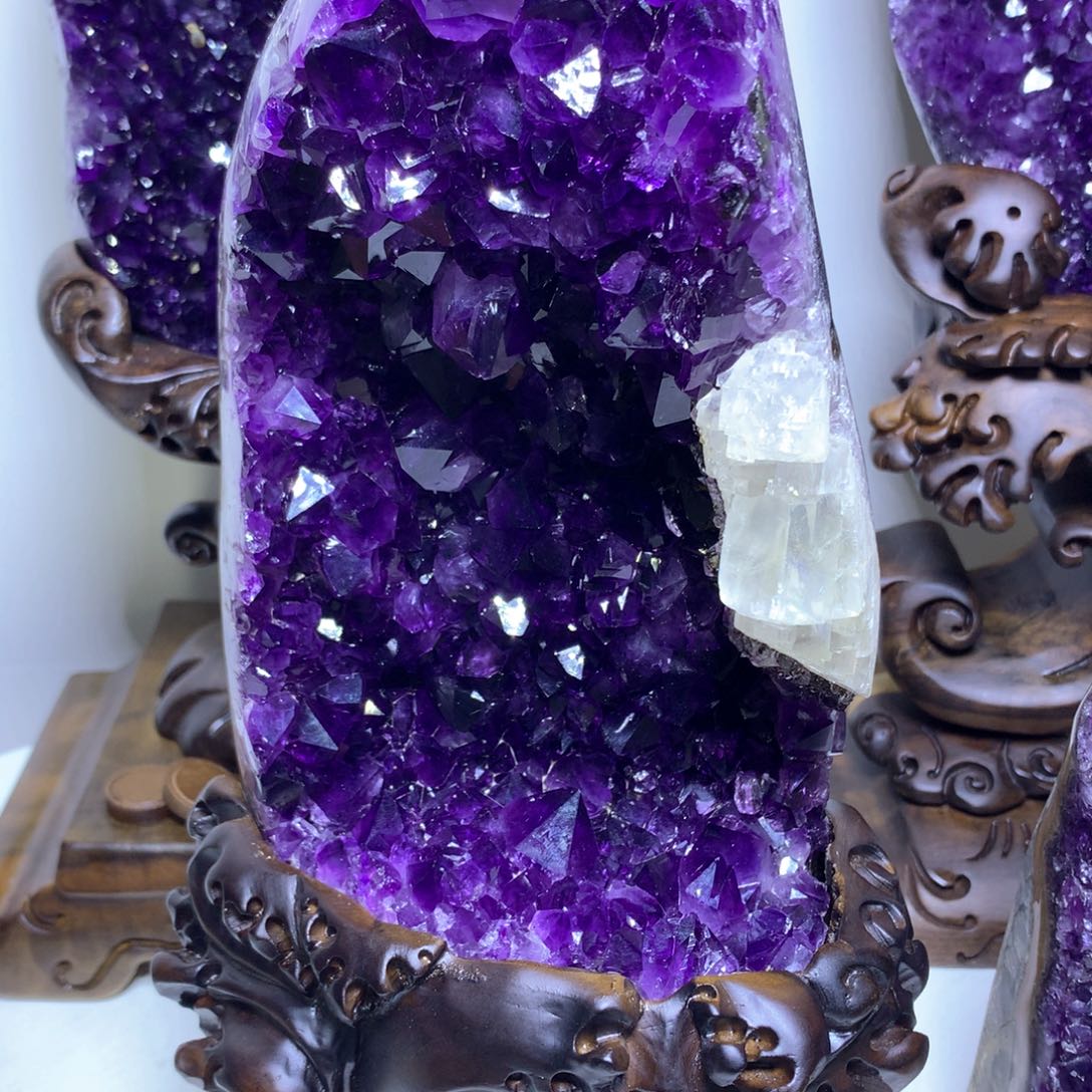 紫晶摆件未镶嵌紫晶