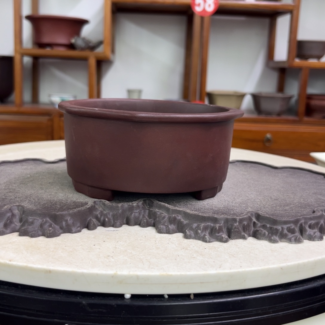 紫砂花盆瑕疵6.5-14。。。