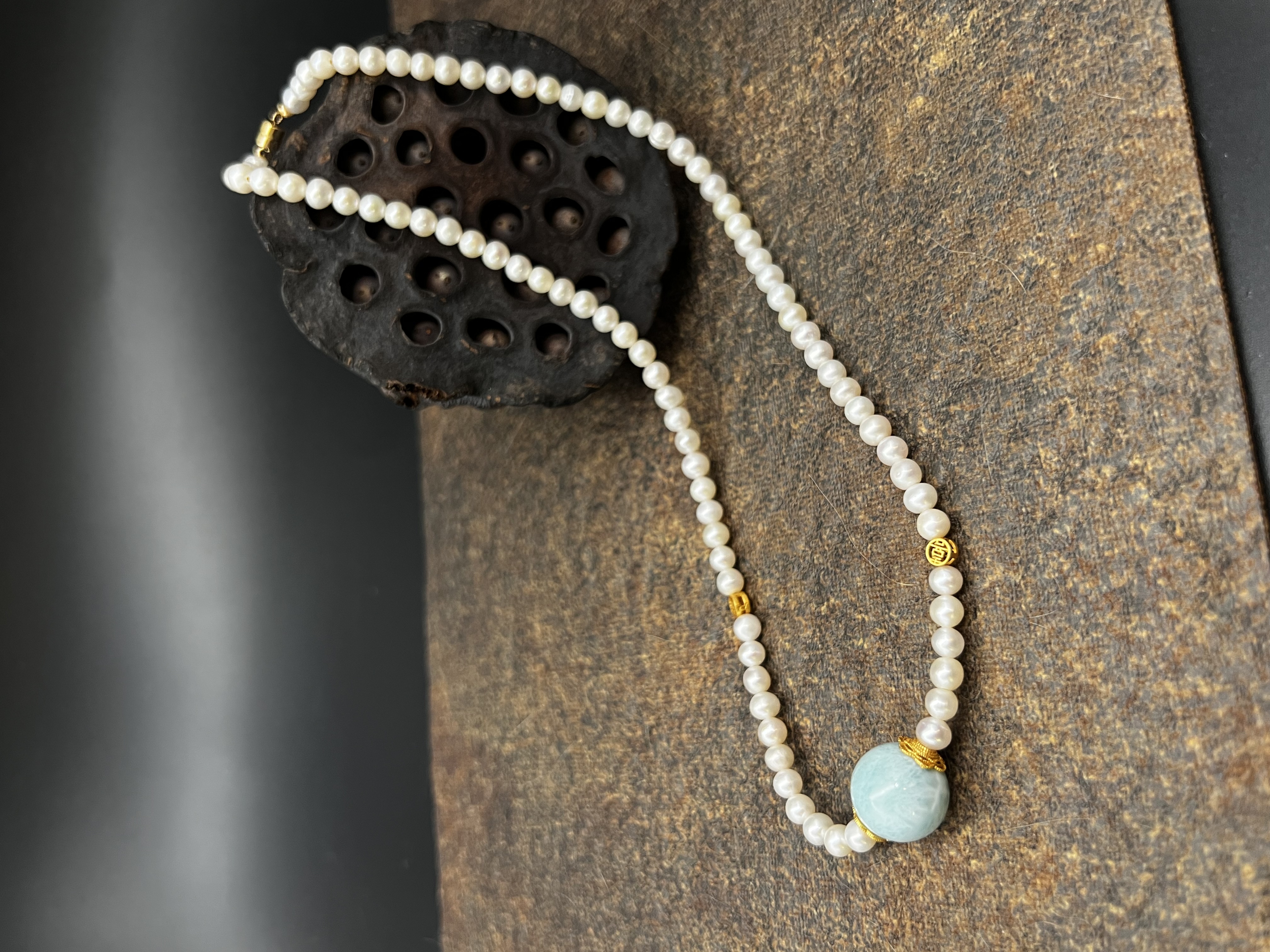 民族手工编织项链珍珍