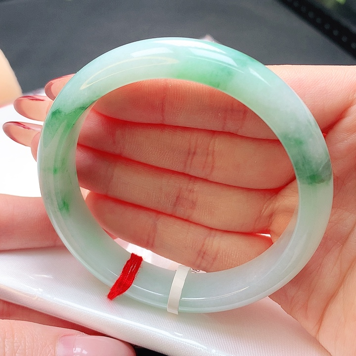 翡翠手镯未镶嵌58正圈