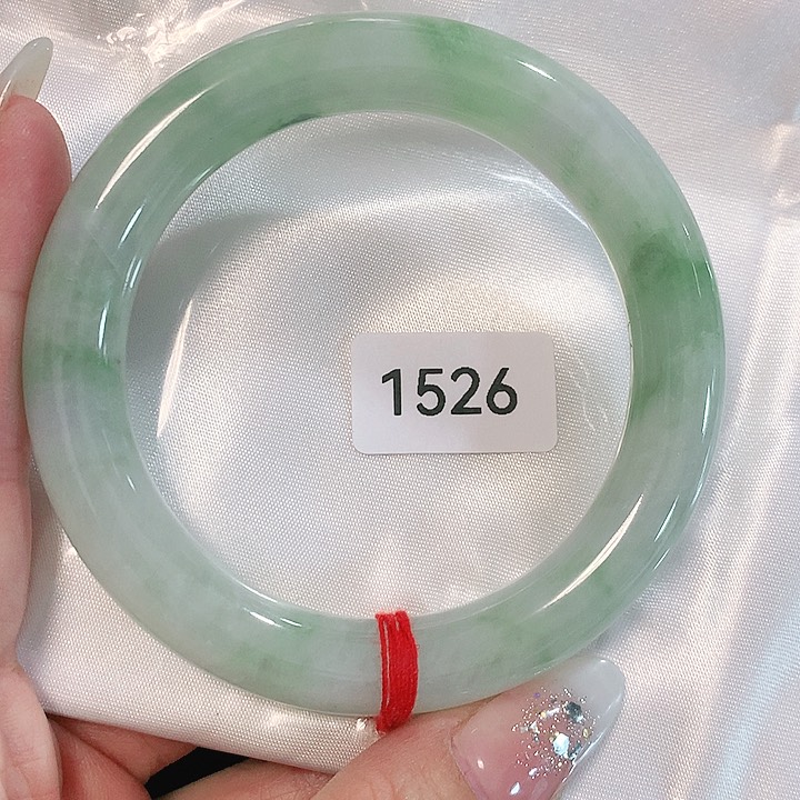 翡翠手镯未镶嵌天然翡翠手镯57