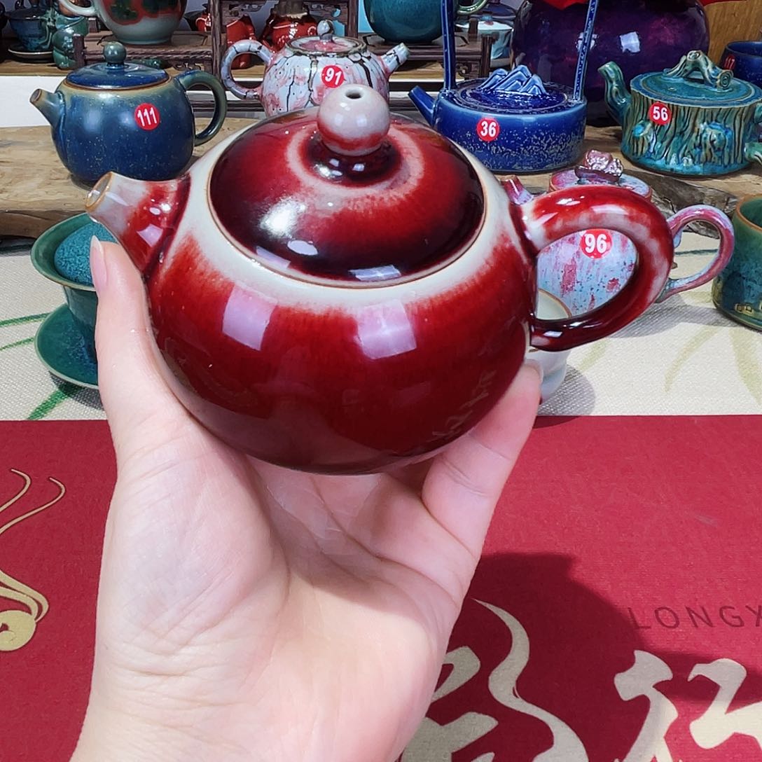 壶禹州钧瓷艺术作品